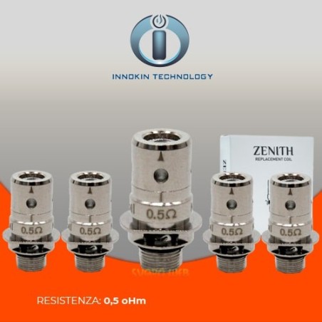 Head Coil Innokin Zenith da 0,5ohm - 5 Pezzi