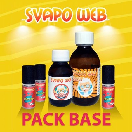 Svapoweb - Pack Base 230ml 50VG/50PG 2,52mg nicotina 