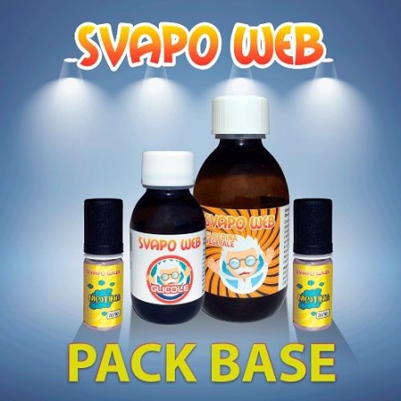 Svapoweb - Pack Base 220ml 70VG/30PG 1,63mg nicotina 