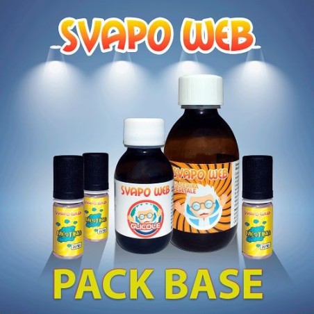 Svapoweb - Pack Base 230ml 70VG/30PG 2,52mg nicotina 