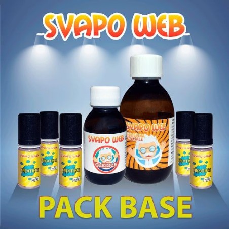 Svapoweb - Pack Base 250ml 70VG/30PG 4mg nicotina 