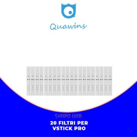 Filtro Quawins VStick Pro - 20 Pezzi