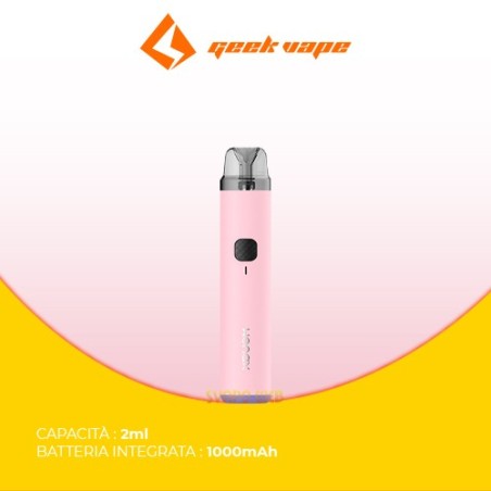 Kit Geekvape Wenax H1 1000mAh 19w Peach Pink
