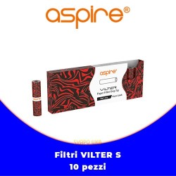 Filtri Red Lava in cotone per Aspire per Vilter / Vilter S - 10 Pezzi