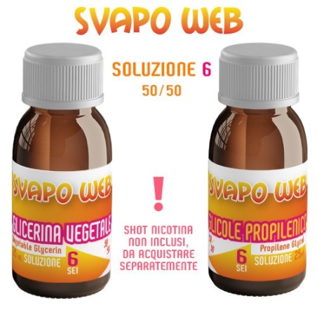 Svapoweb - Soluzione 6 50/50 60ml