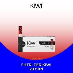 Filtri Kiwi in cotone Wild Rose - 20 Pezzi
