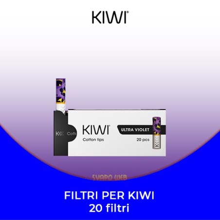 Filtri Kiwi in cotone Ultra Violet - 20 Pezzi
