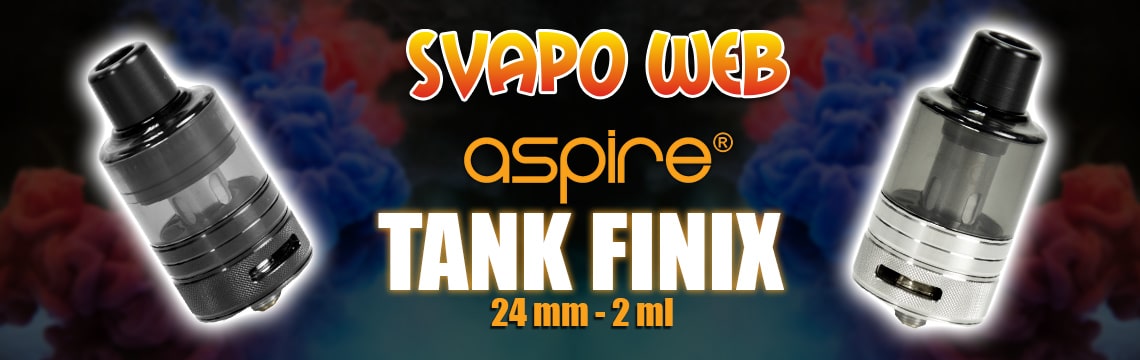 banner svapoweb atomizzatore aspire pod tank finixx